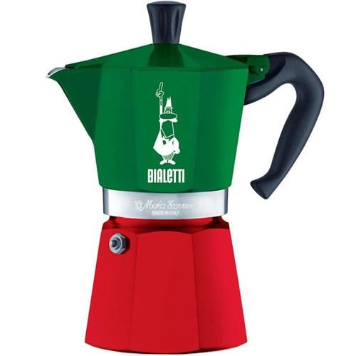 Гейзерная кофеварка Bialetti MOKA EXPRESS ITALIA 6 чашек (0005323)