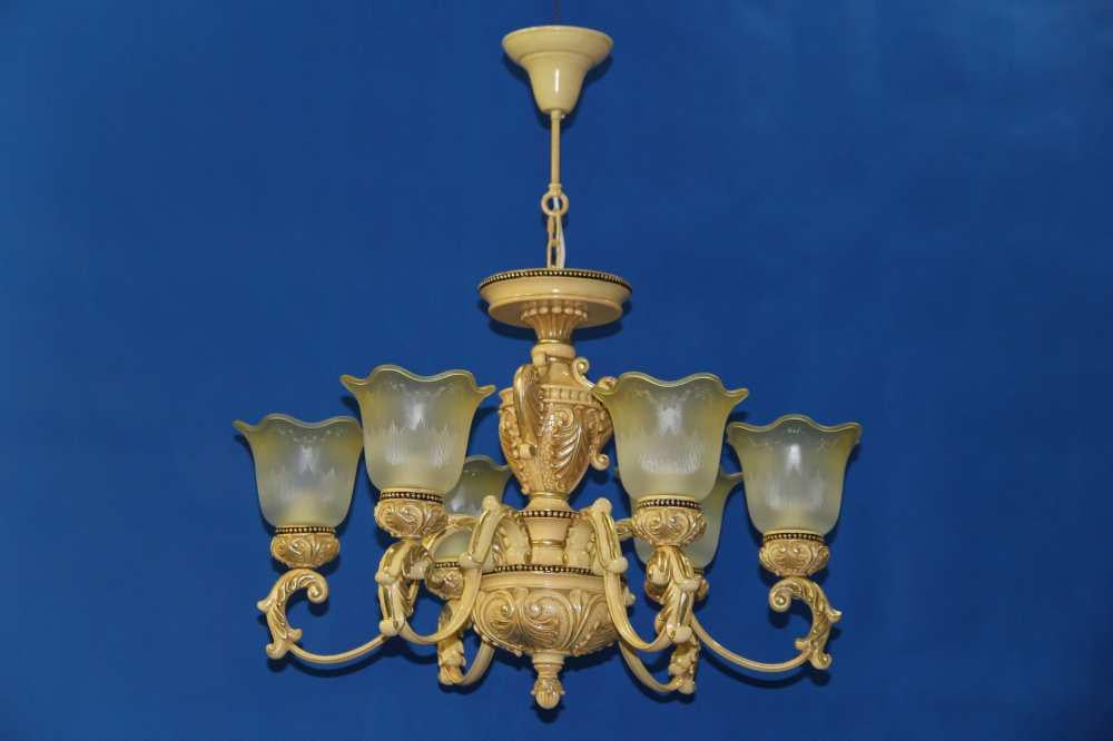 Люстра с плафонами Ray L6825/6 GLD (IR006895) Люстра с плафонами Ray L6825/6 GLD (IR006895)