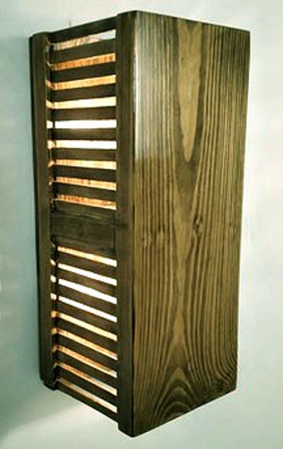 Светильник настенный из дерева Чероки Мускат (БРА-001307)