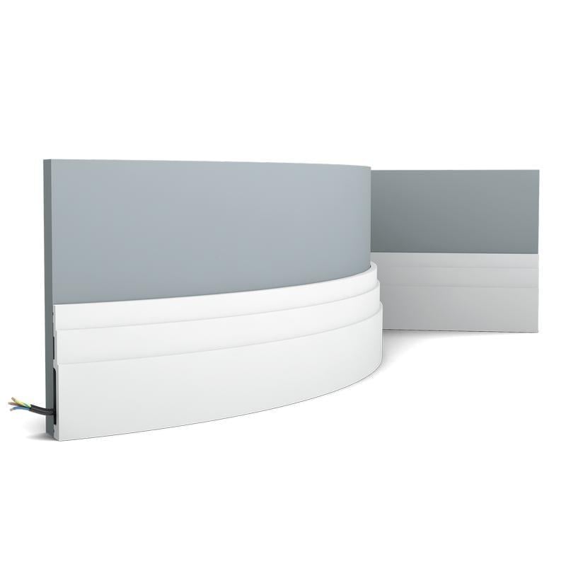 Плинтус напольный гибкий Orac Decor SX180F 2000х120х16 мм (2882)