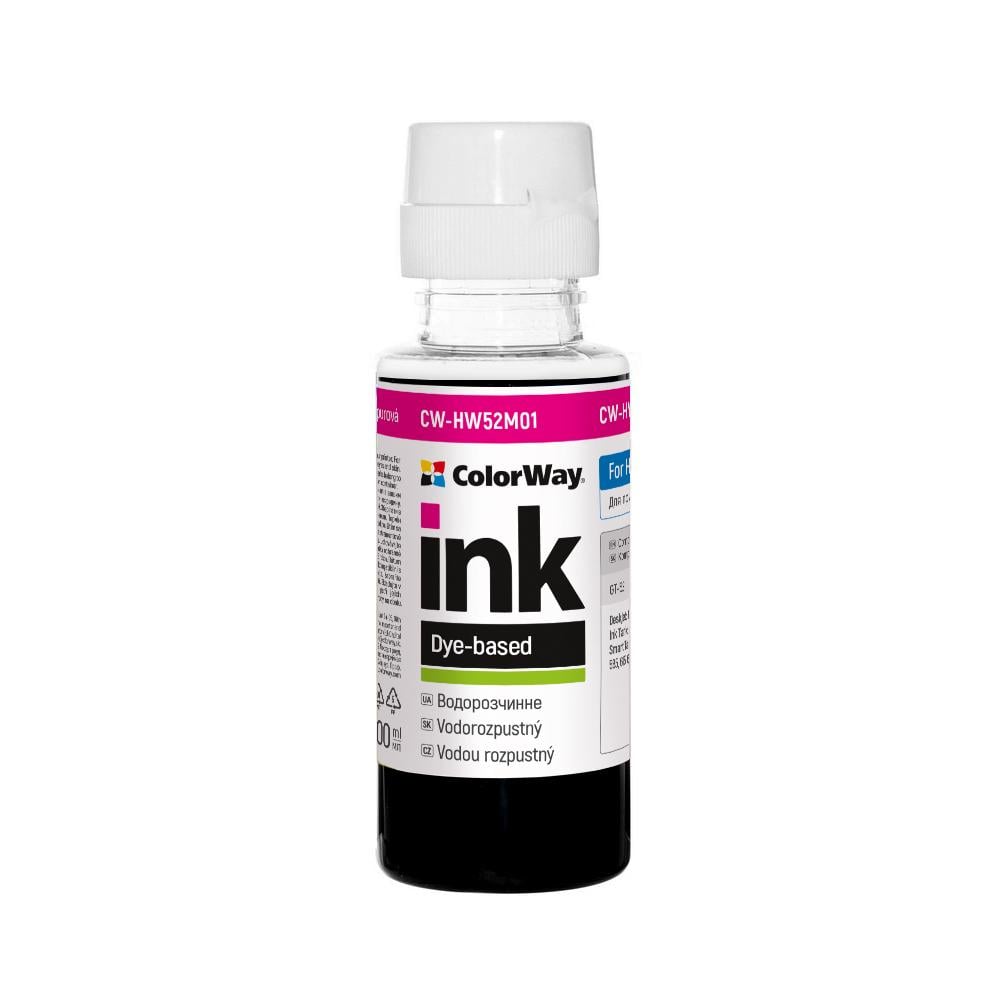 Чернило для принтера ColorWay HP Ink Tank 115/315/415 100 мл Magenta (CW-HW52M01)