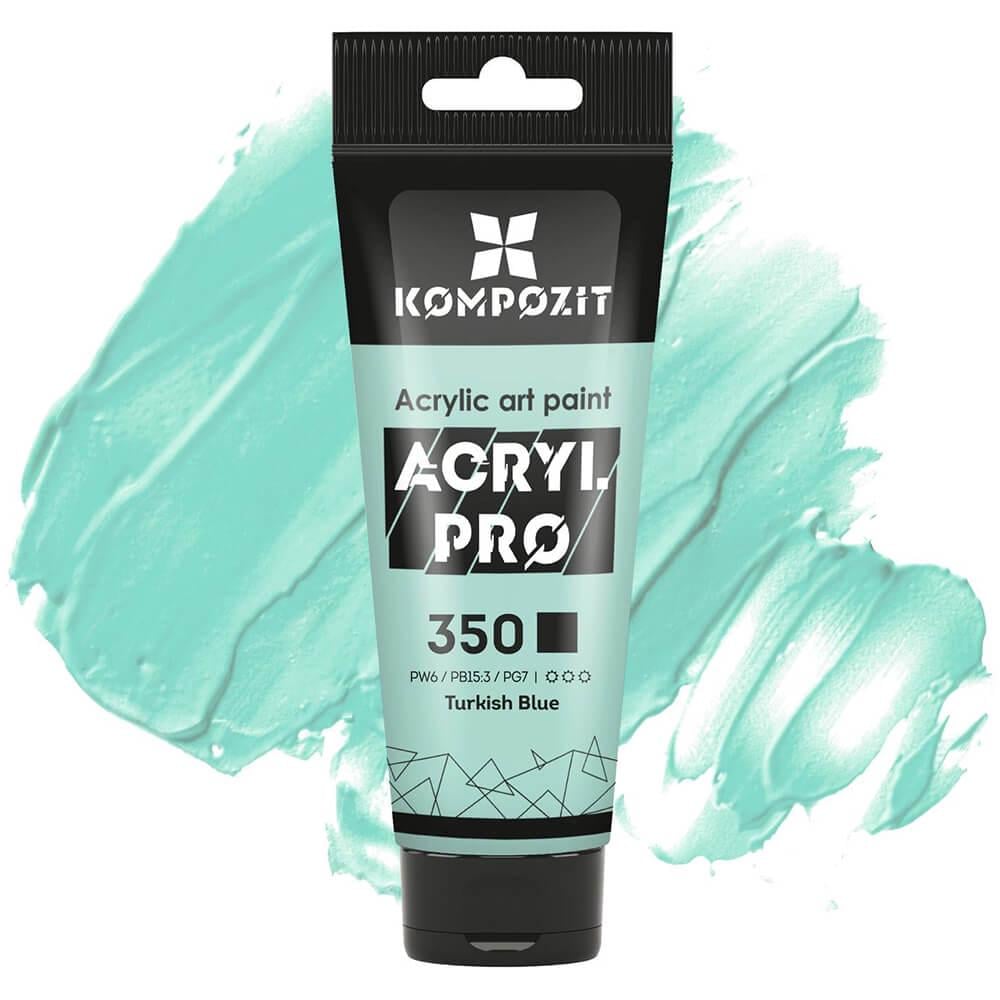 Акриловая краска ART Kompozit 350 75 мл Турецкий голубой (59350)