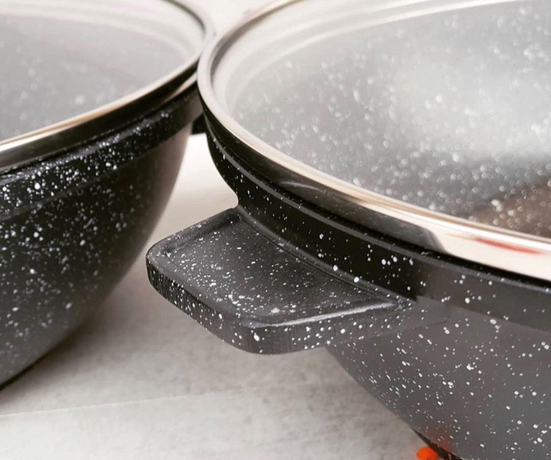 Сковорода с крышкой Edenberg 28 см (EB-3322) - фото 2