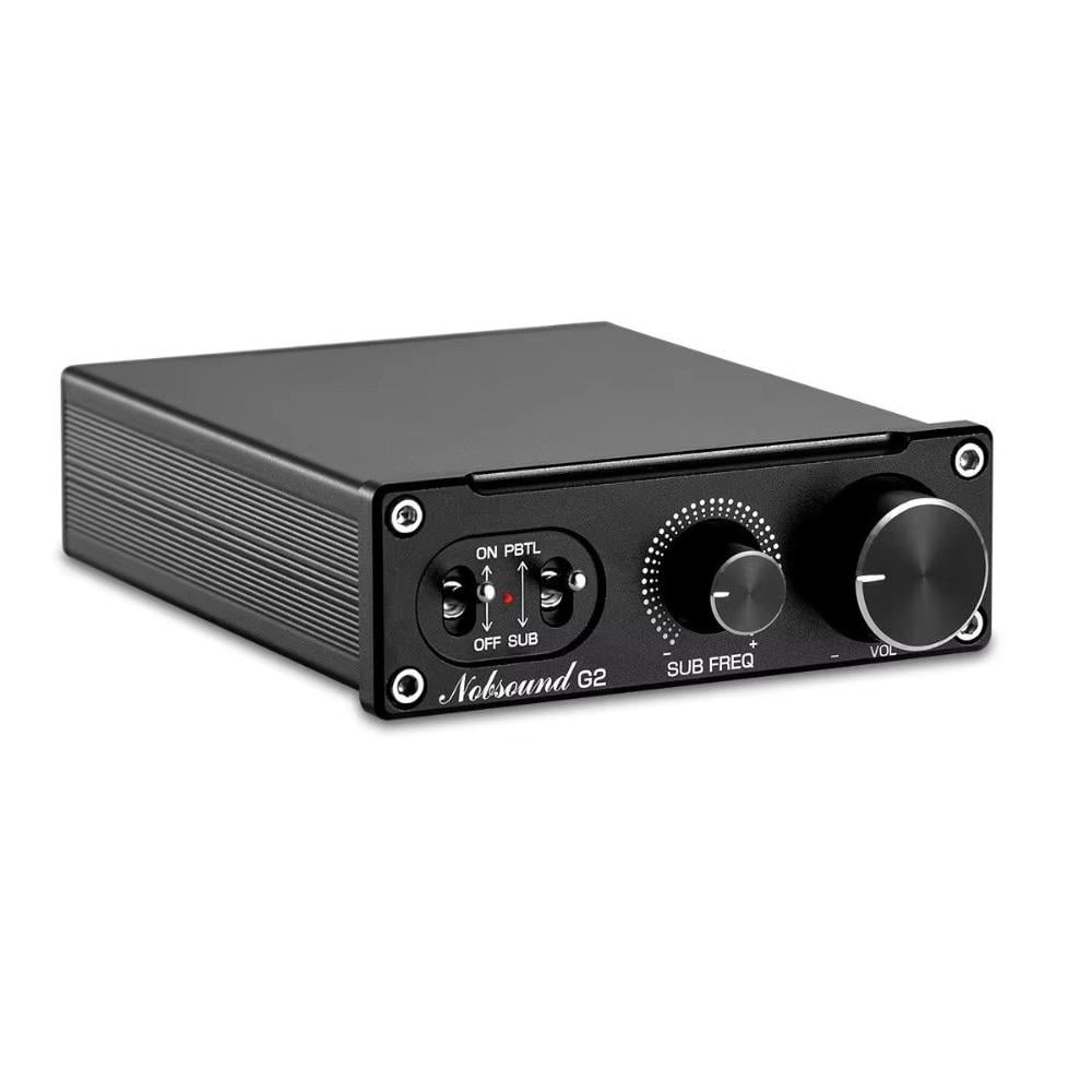 Аудіопідсилювач цифровий Douk Audio G2 для сабвуфера та монофонічного відтворення високих частот 100W Black (Audio G2)