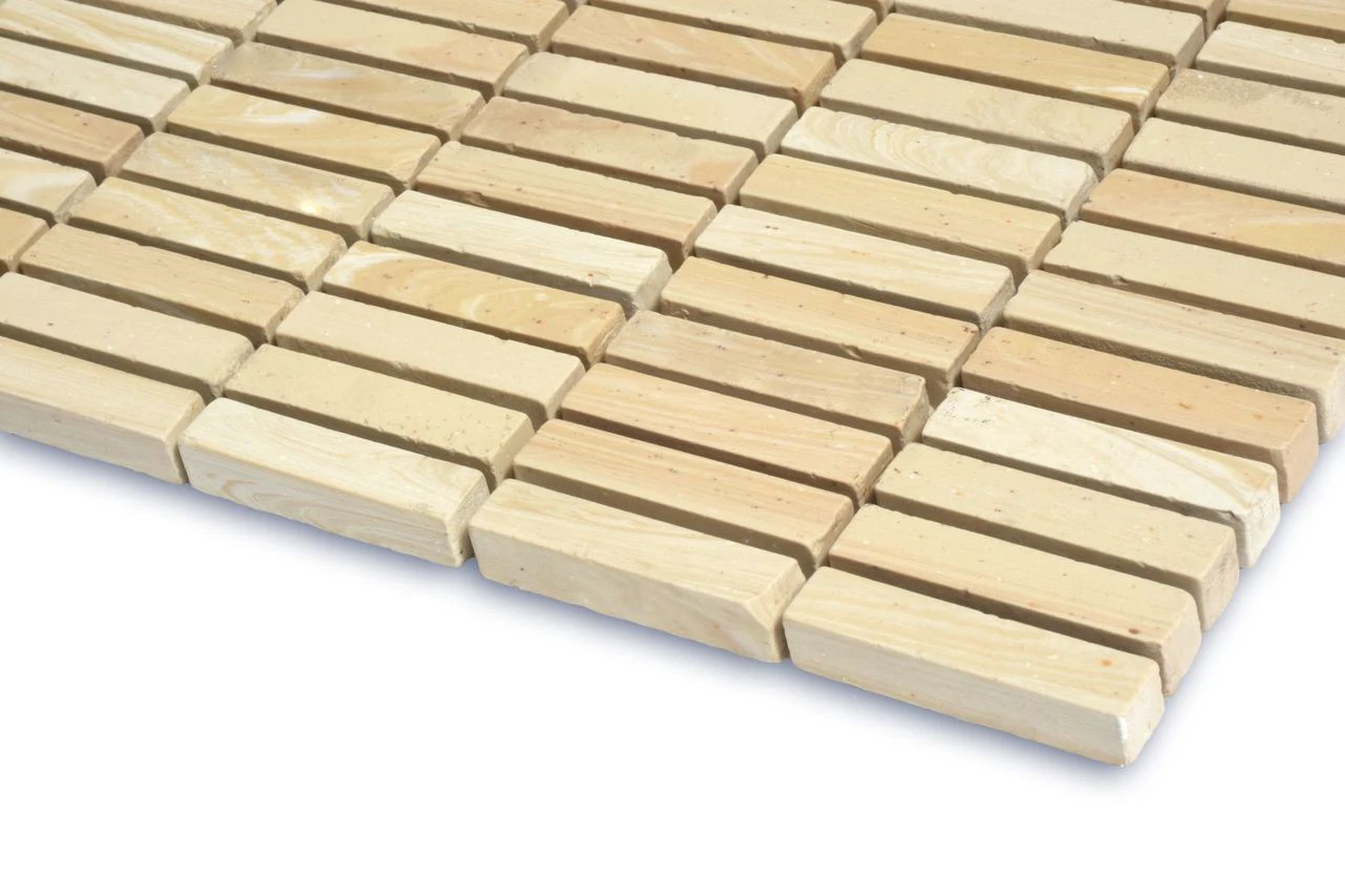 Керамогранитная мозаика Kotto Ceramica MI7 10500518C 300x300x10 мм/прямоугольник 10x50 мм Solare