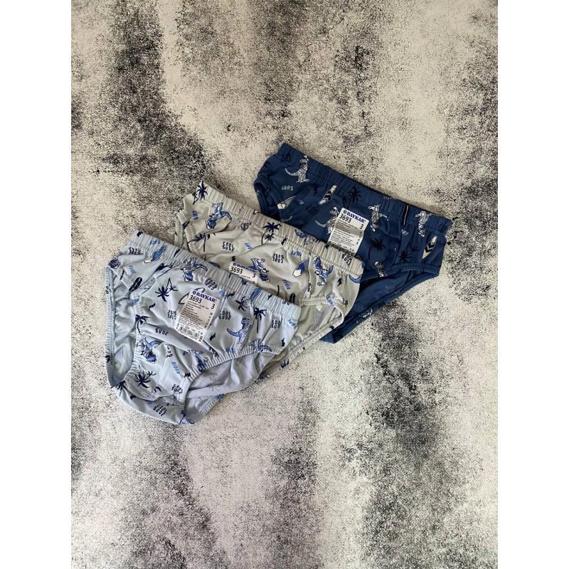 Плавки для хлопчика BAYKAR Динозаври 3 шт. 0 86-92 см 0-1 рік (3693) - фото 2 Плавки для хлопчика BAYKAR Динозаври 3 шт. 0 86-92 см 0-1 рік (3693) - фото 2