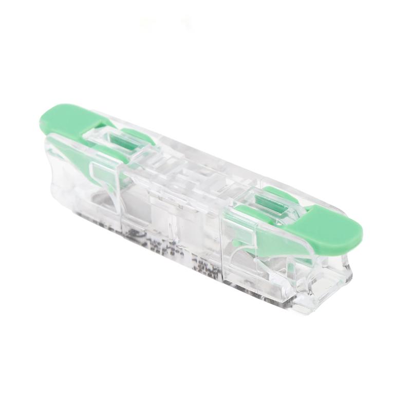 Клемма проходная Tactix 0,5-4 мм2 32А 1-1 одинарная 39,8х8,6х10 мм Зеленый (CT281)