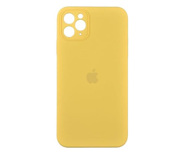 Чехол-накладка Silicone Case Square Full Camera для Apple iPhone 11 Pro Max 04, Yellow