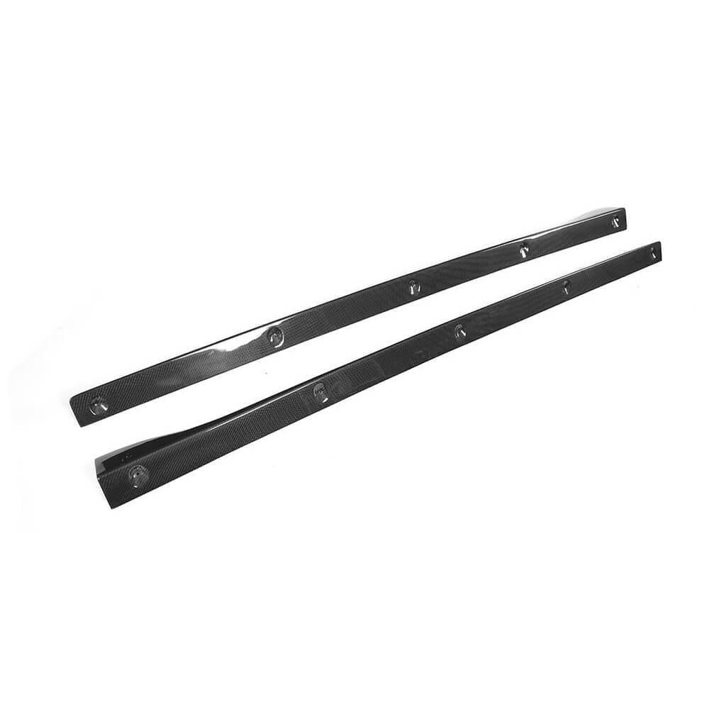 Пороги боковые S-Line HB 2012-2016 DDCarbon для Audi A3 2012-2020 гг. натуральный карбон (132996)