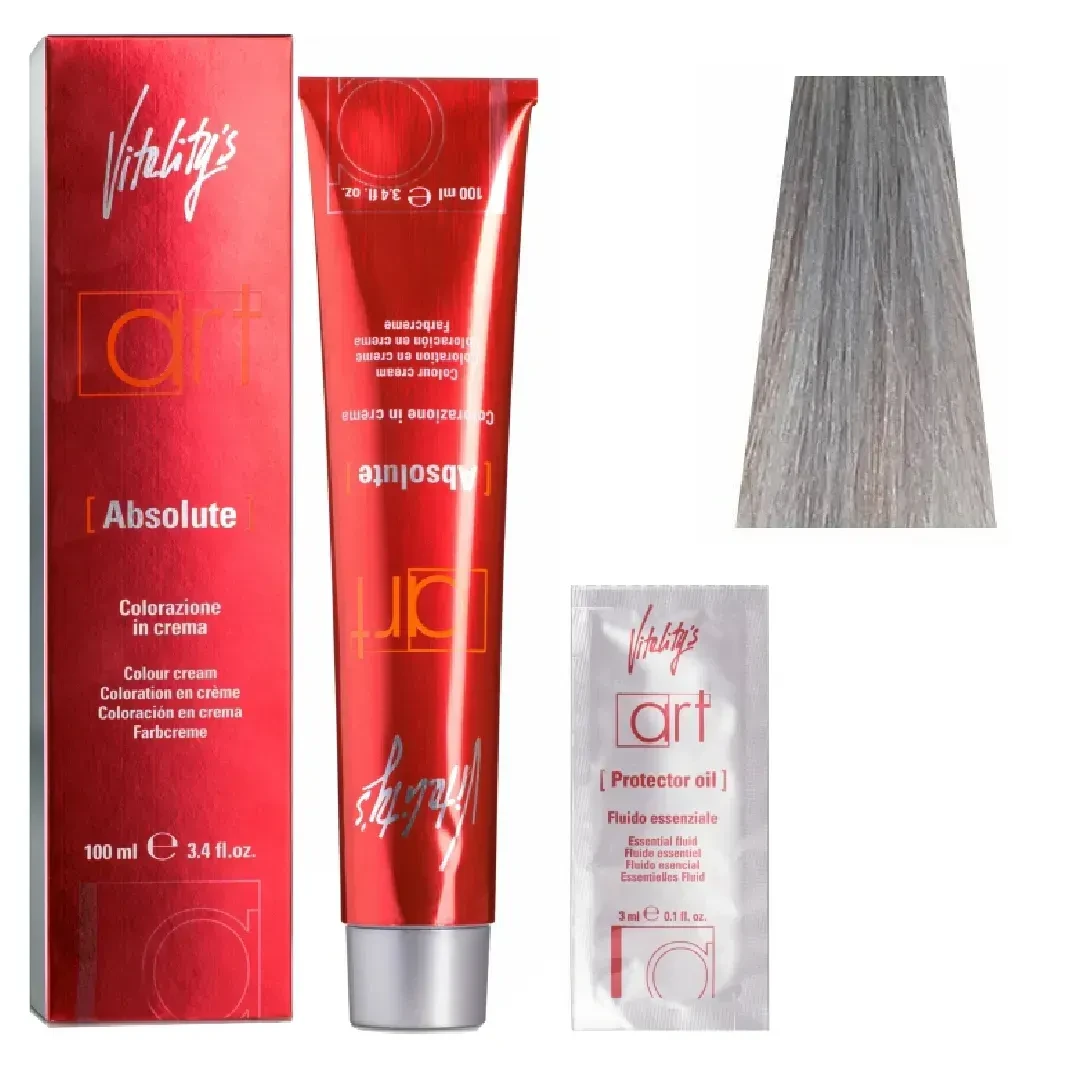 Крем-краска для волос с масляным коктейлем Vitality’s Art Absolute Hair Color Cream 9/8 Супер светлый жемчужный блондин 100 мл