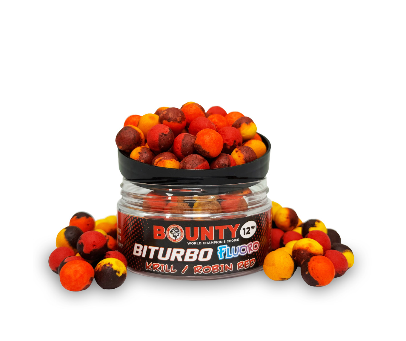 Насадка премиум Bounty Fluoro Biturbo Krill/Robin Red 10 мм