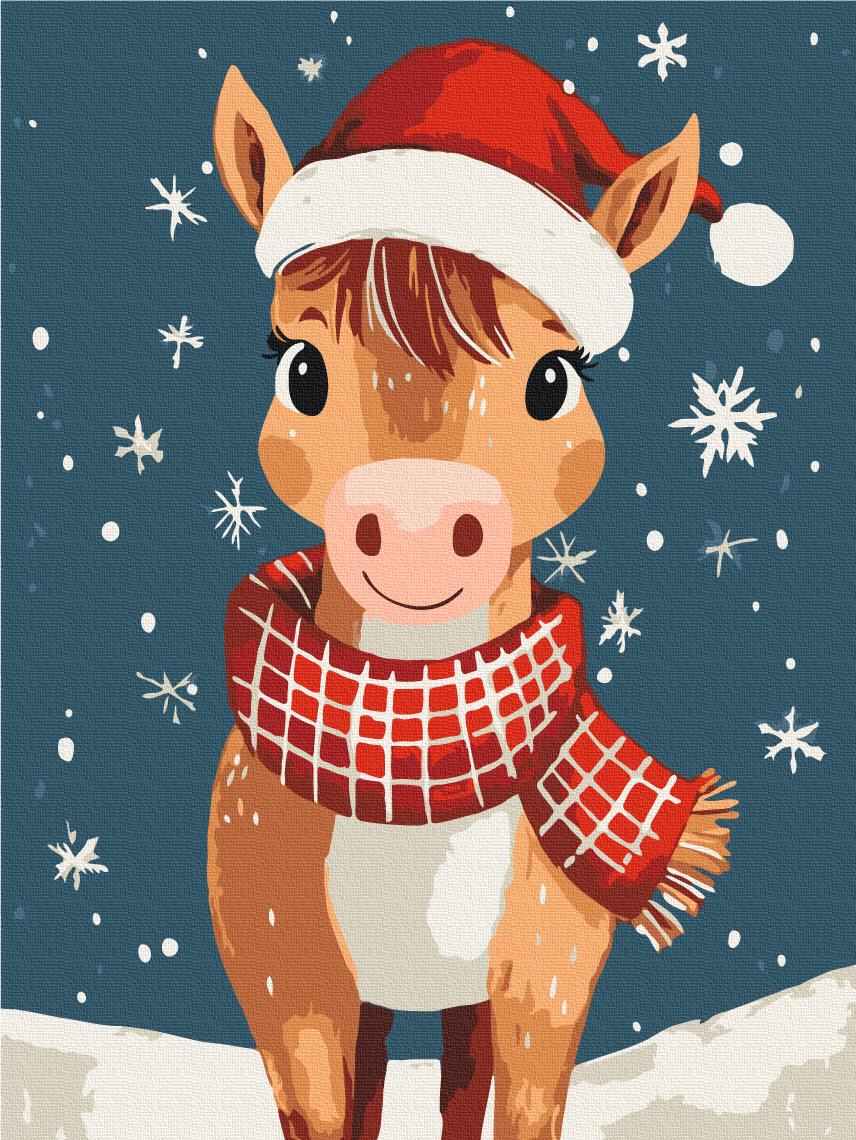 Картина за номерами Brushme Святкове лоша 30x40 см (KBS0200) Картина за номерами Brushme Святкове лоша 30x40 см (KBS0200)