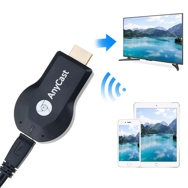 Медиаплеер трансмиттер HDMI для телевизора AnyCast M9 PLUS - фото 4