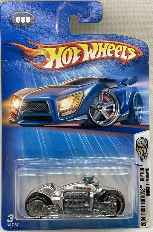 Игрушечный мотоцикл Hot Wheels Dodge Tomahawk 2004 First Editions №080 (C2712)