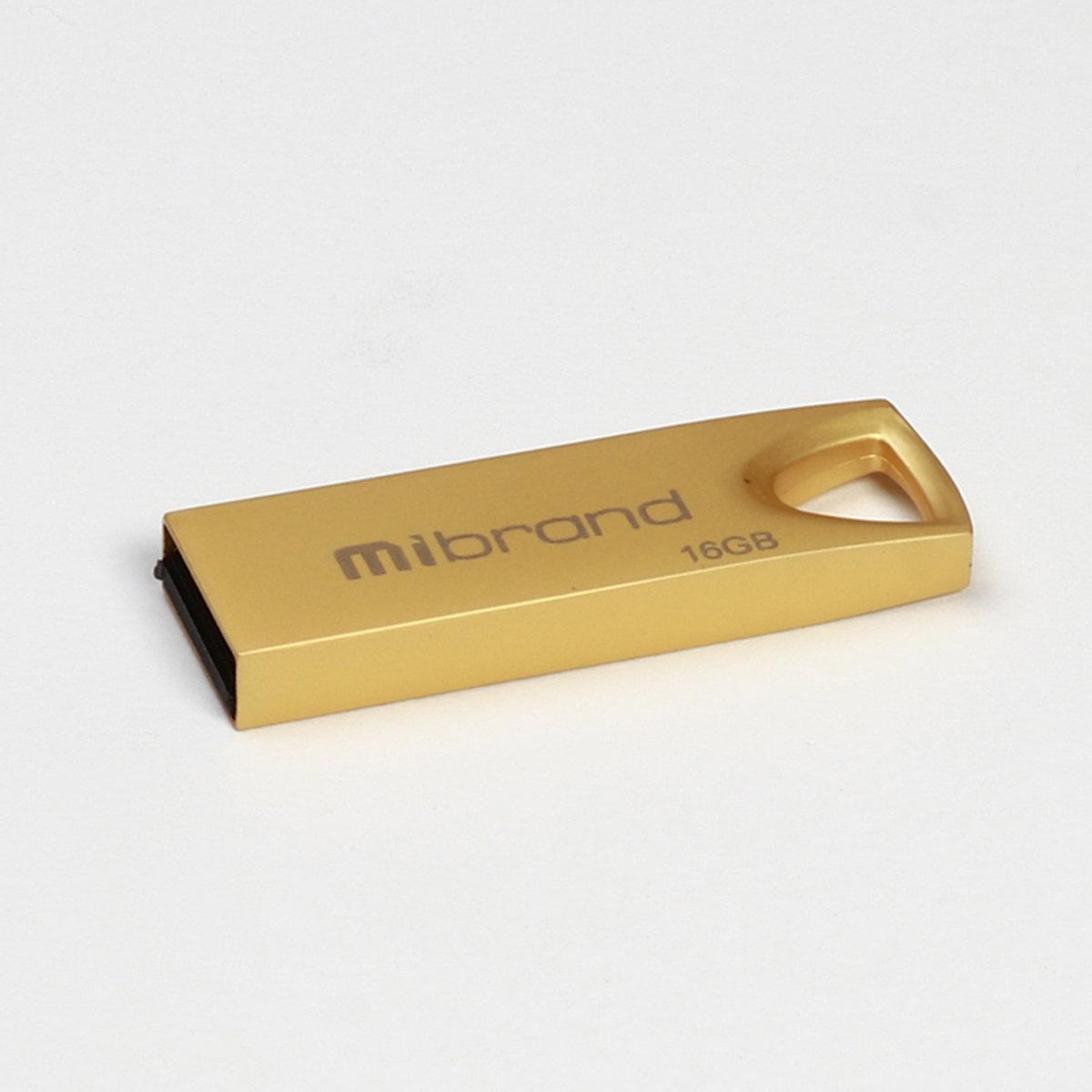 Флеш-память для ноутбука Flash Mibrand USB 2.0 Taipan 16Gb Gold (MI2.0/TA16U2G)