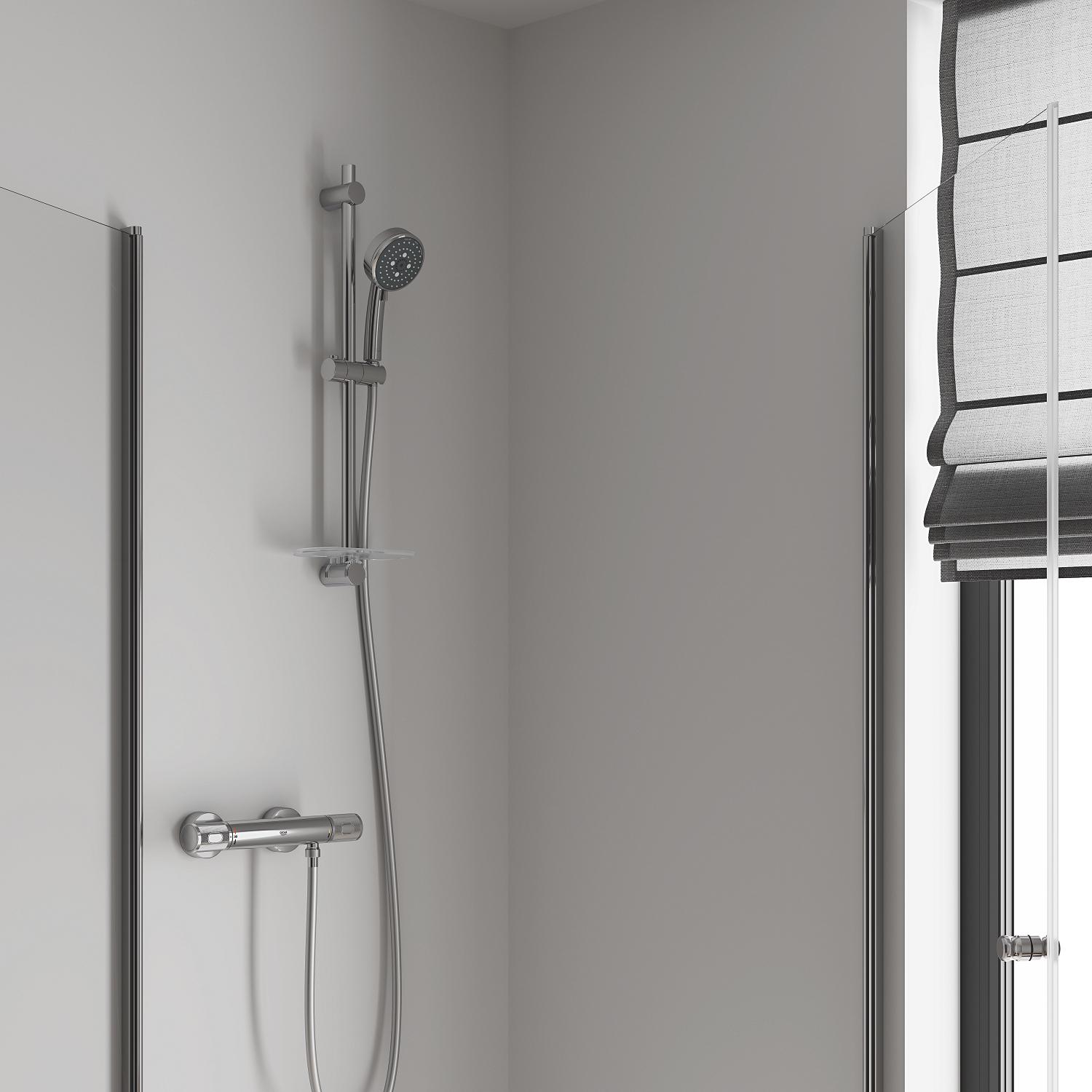 Змішувач для душу Grohe Precision Feel 34791000 з термостатом Хром (150038) - фото 7