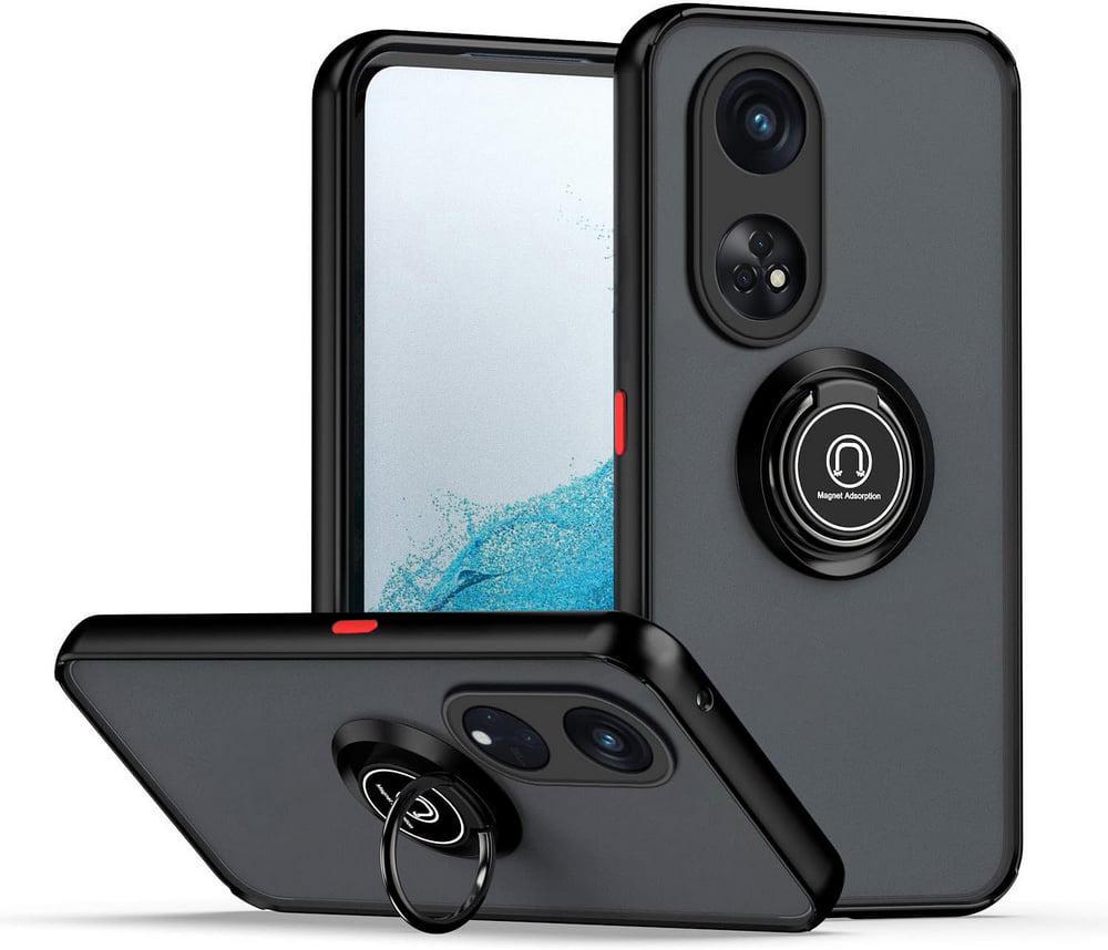Защитный чехол MatteLuxe OPPO Reno8 T (с кольцом) Black (38250-2B)