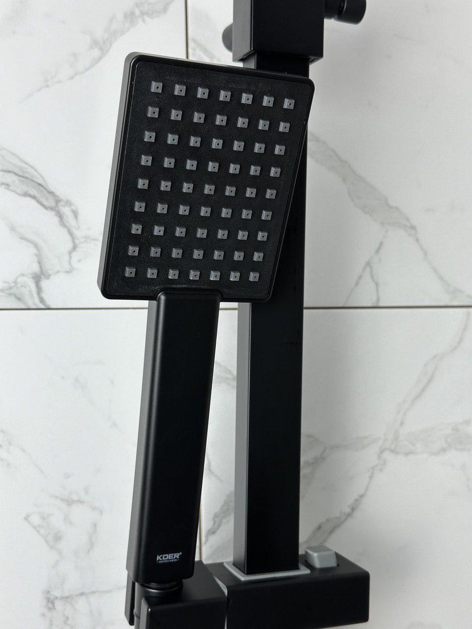Душова колона із змішувачем Koer KB-56007-05 Чорний (18925820) - фото 9 Душова колона із змішувачем Koer KB-56007-05 Чорний (18925820) - фото 9