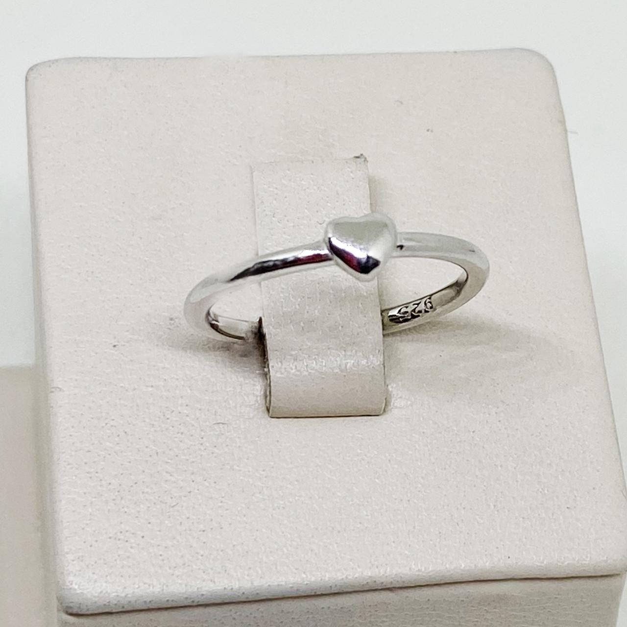 Кольцо серебряное Сердце р. 17 1,56 г (1804032038)