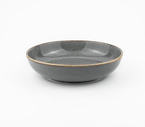 Салатник фарфоровый круглый Porland 415 мл 16 см Dark Grey (368117/DG) Салатник фарфоровый круглый Porland 415 мл 16 см Dark Grey (368117/DG)