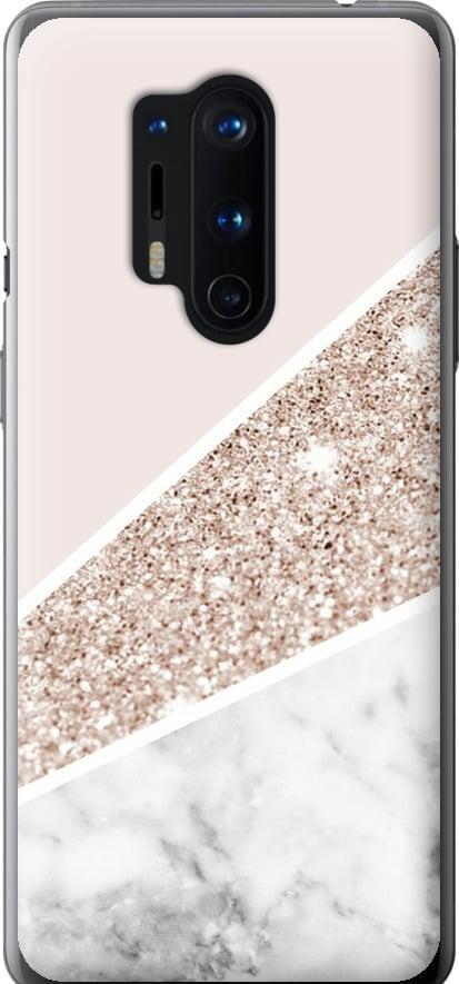 Чехол на OnePlus 8 Pro Пастельный мрамор (4342t-1896-42517)