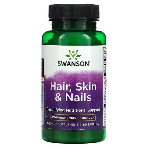 Витамины для кожи/волос и ногтей Swanson Hair Skin & Nails 60 табл. (SW883)