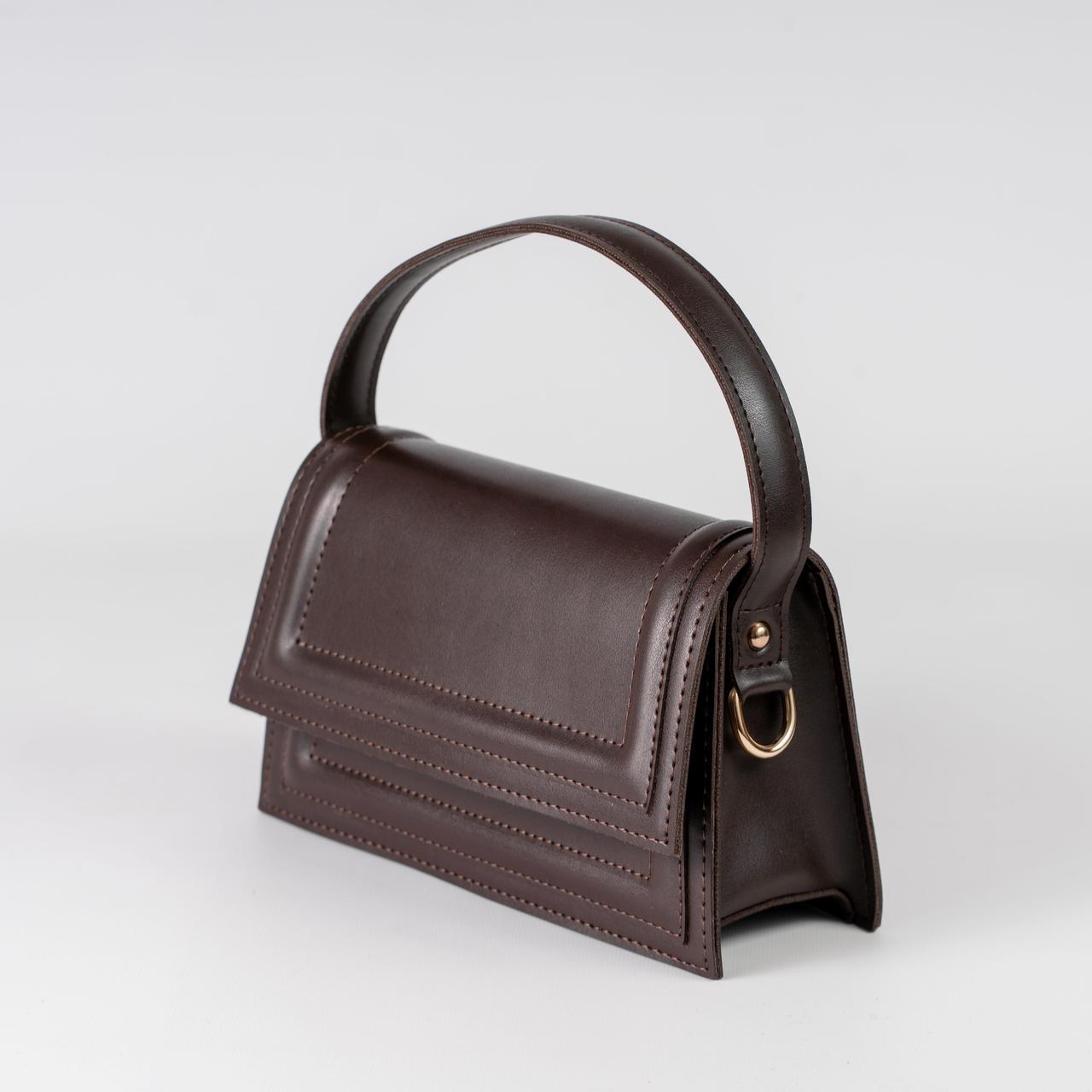 Сумка женская кросс-боди XENIA № 23-24 Коричневый - фото 2