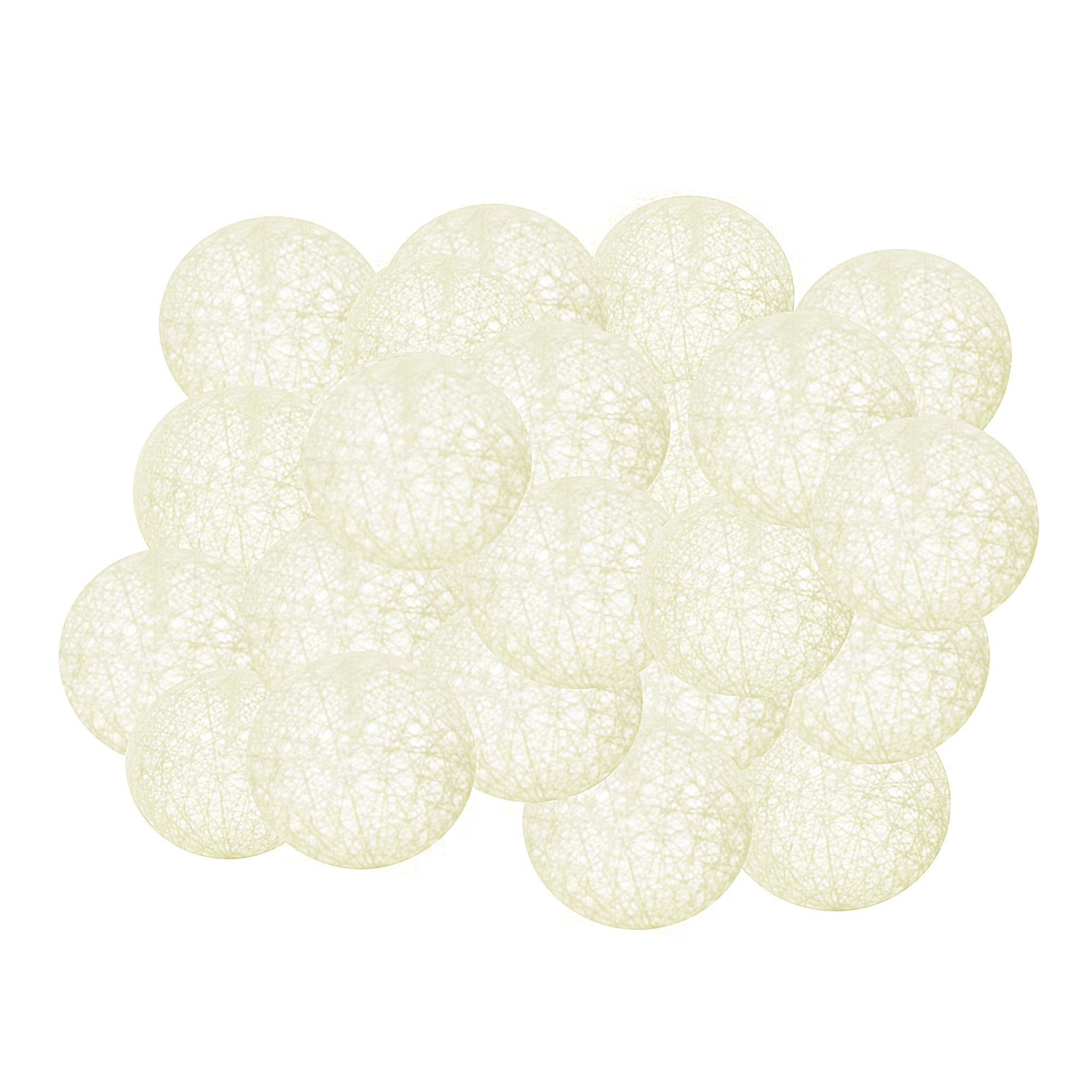 Гірлянда на батарейках Springos Cotton Balls 20 LED 4 м Warm white (CL0042) - фото 7 Гірлянда на батарейках Springos Cotton Balls 20 LED 4 м Warm white (CL0042) - фото 7