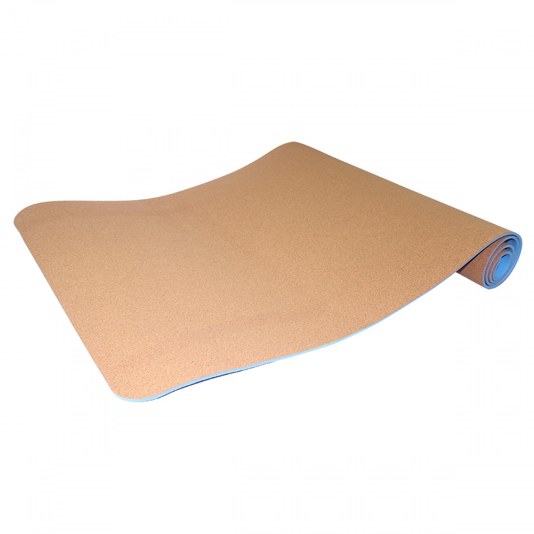 Коврик для фитнеса SportVida TPE+Cork 0,6 см (SV-HK0318)