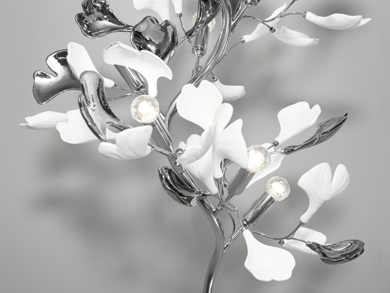 Торшер с керамическими элементами на 7 ламп Хром (7161-7FHR-LS) - фото 3 Торшер с керамическими элементами на 7 ламп Хром (7161-7FHR-LS) - фото 3