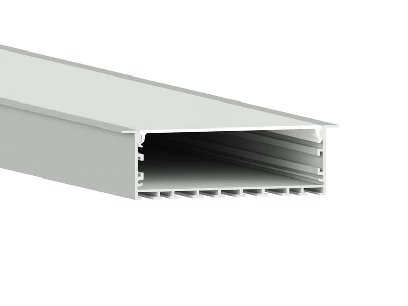 Профиль алюминиевый анодированный LEDUA АЛ-42 + рассеиватель для LED ленты врезной/подвесной 1 м (4448)