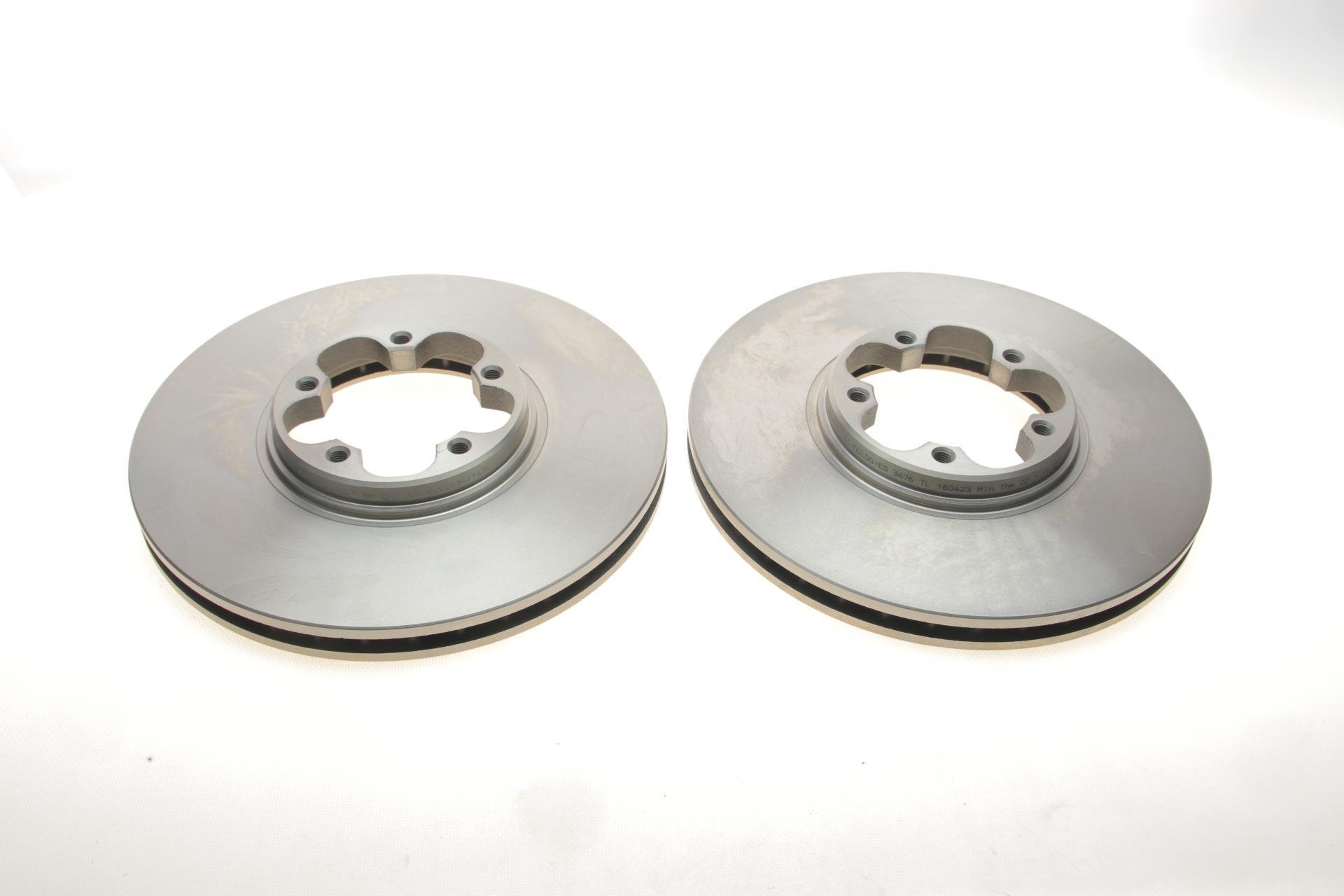 Диск тормозной DELPHI передний 2 шт. Ford Transit 00-06 276x24 с покрытием. вент. (BG3676)
