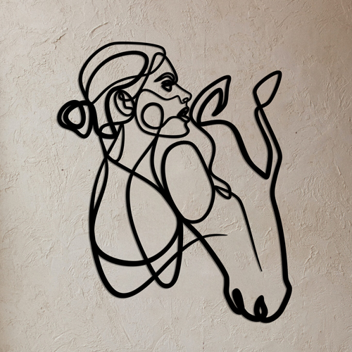 Картина деревянная панно GreenDecor 47х56 см