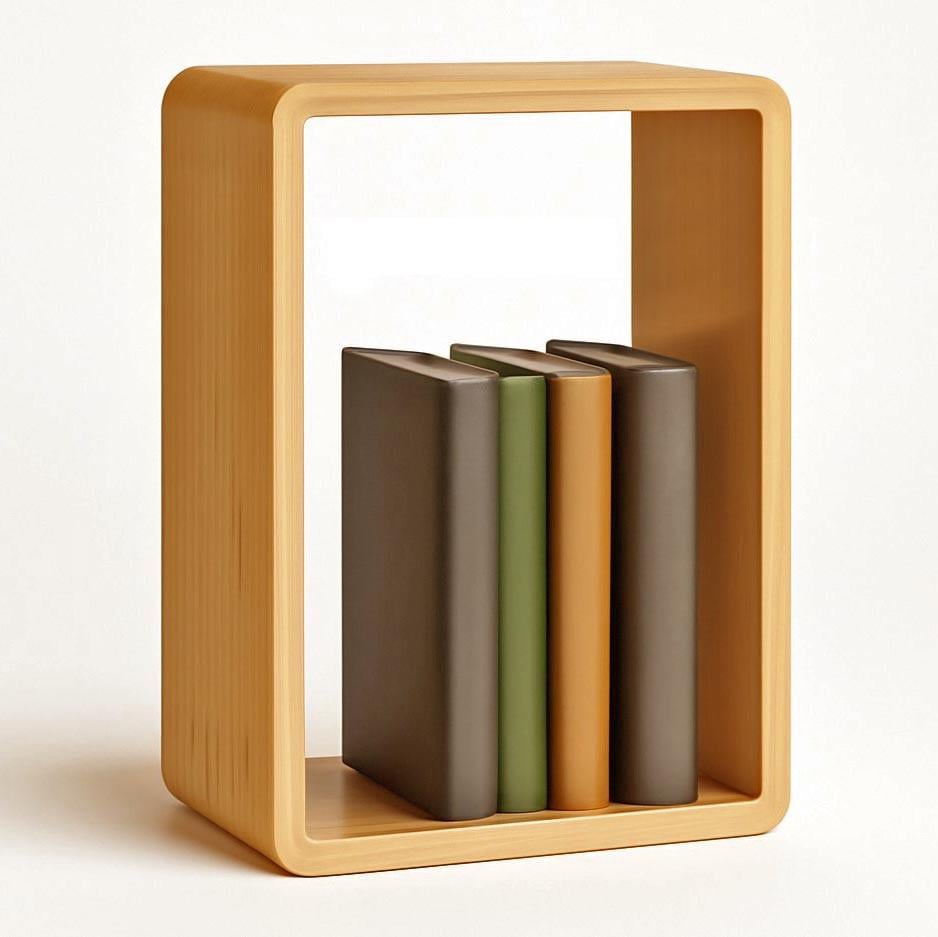 Полка книжная настольная из дерева Дотенс Карри (КПА-011903)