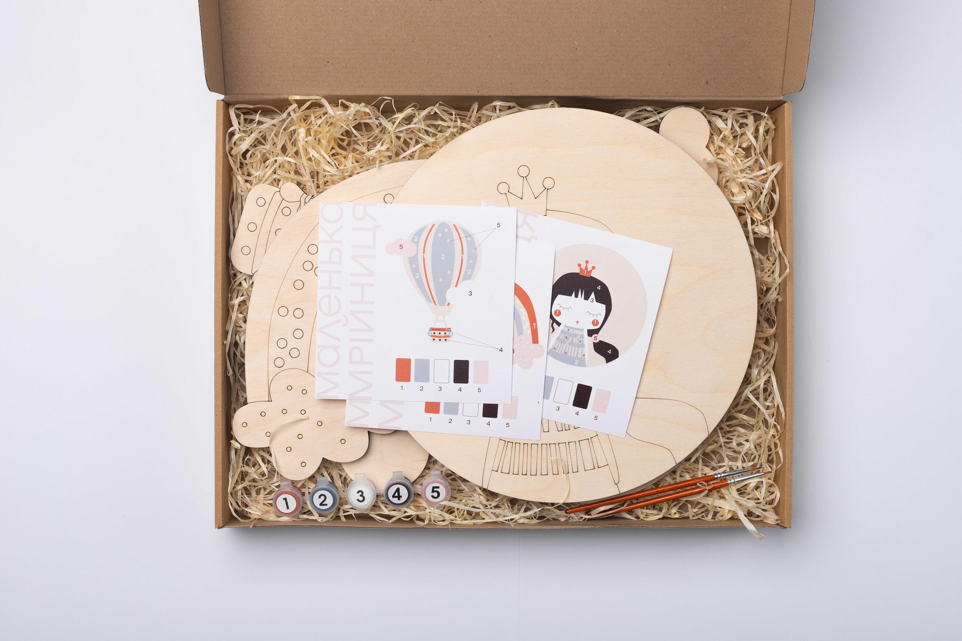 Набор деревянных панно по номерам Маленькая мечтательница (10076569) - фото 2 Набор деревянных панно по номерам Маленькая мечтательница (10076569) - фото 2