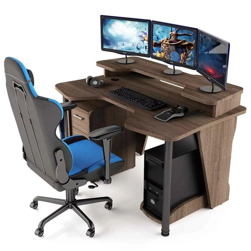 Геймерский стол COMFORT GTN12 120х87х75 см Орех эко - фото 2 Геймерский стол COMFORT GTN12 120х87х75 см Орех эко - фото 2