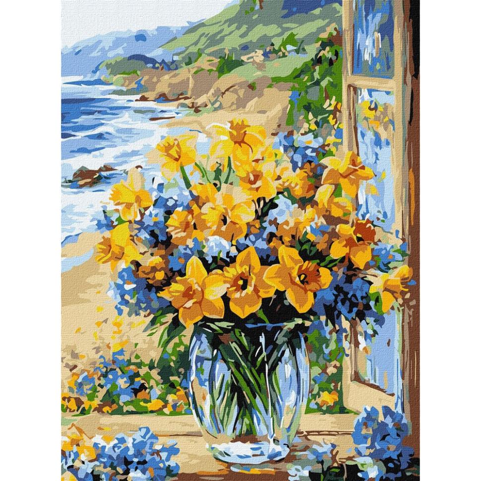 Картина по номерам Ideyka Цветочное побережье 30x40 см (KHO3301)