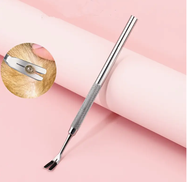 Інструмент для видалення кліщів для собак і котів з V-подібною головкою з нержавіючої сталі (2007) - фото 6 Інструмент для видалення кліщів для собак і котів з V-подібною головкою з нержавіючої сталі (2007) - фото 6