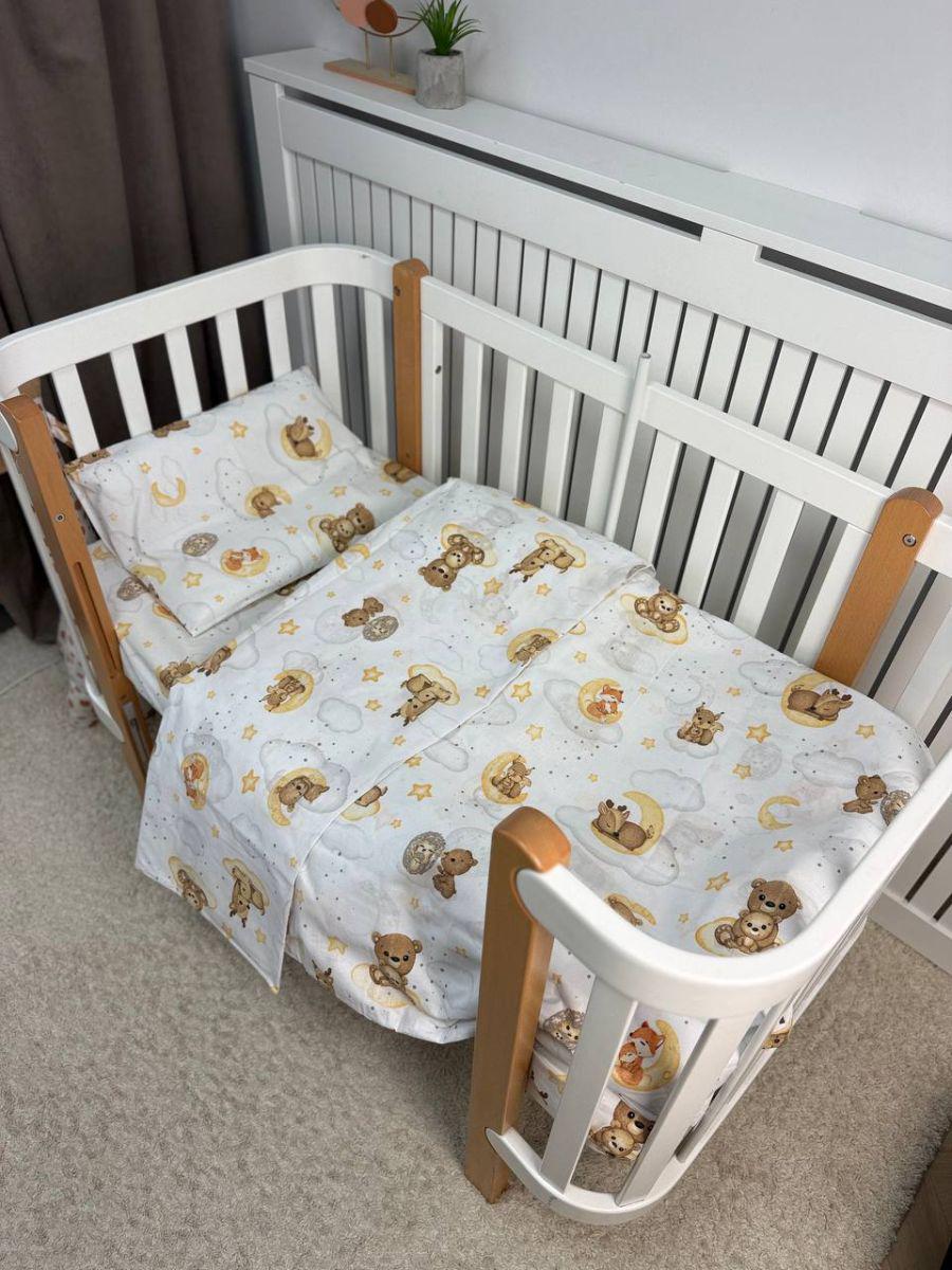Комплект постельного белья в детскую кроватку 3в1 120x60 см (1035)