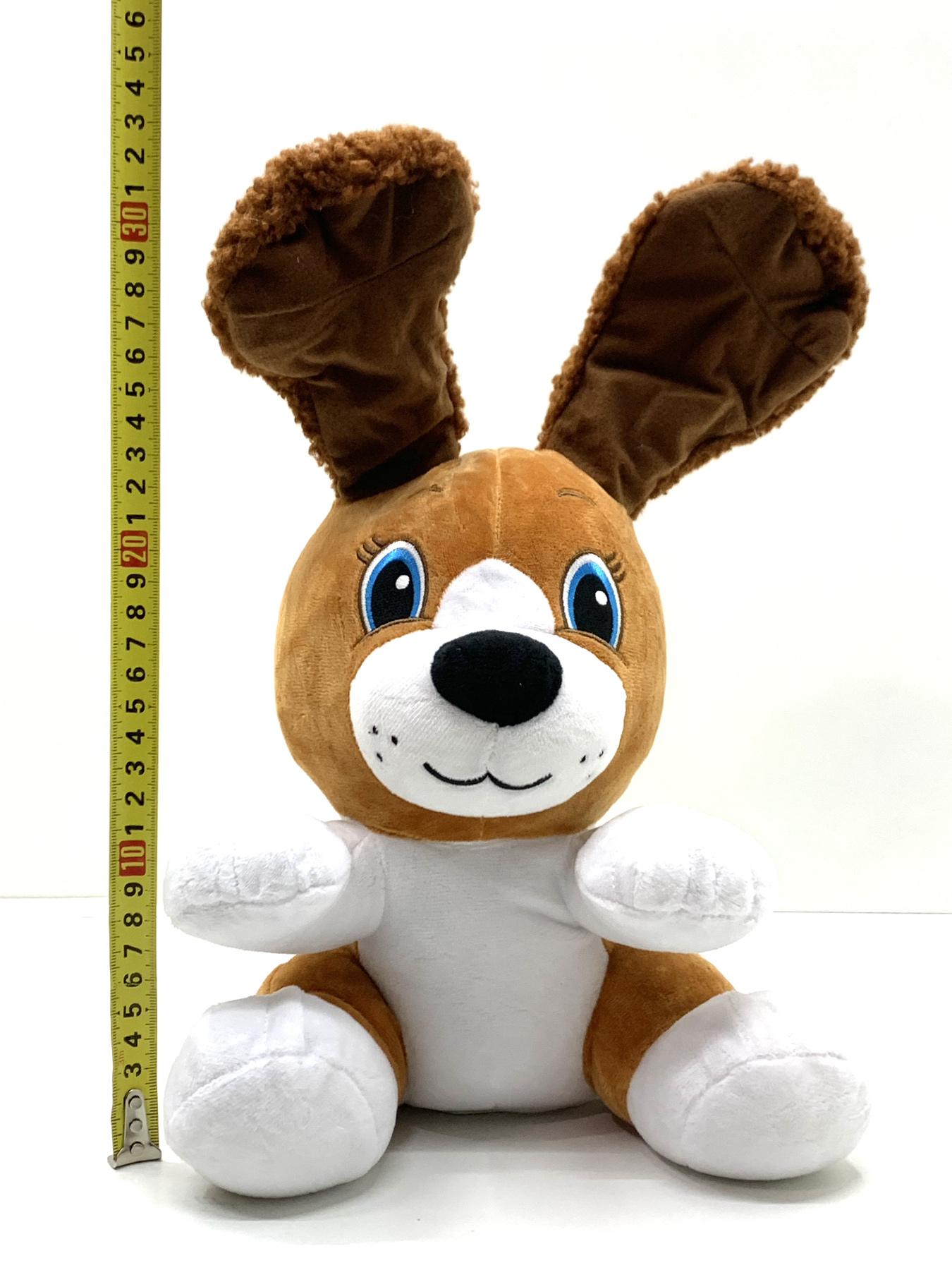 Зайка интерактивный Bambi Пушистые зверята 33 см Коричневый (M 5708 I UA) - фото 4