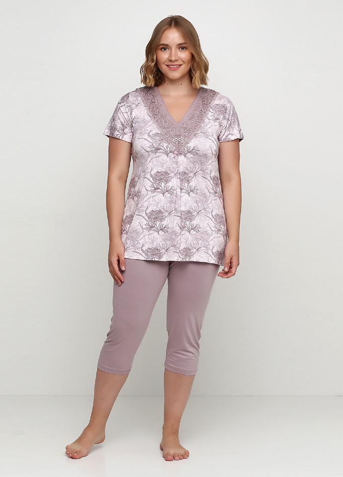 Комплект туника и бриджи Cotpark 2XL Сиреневый (14277)