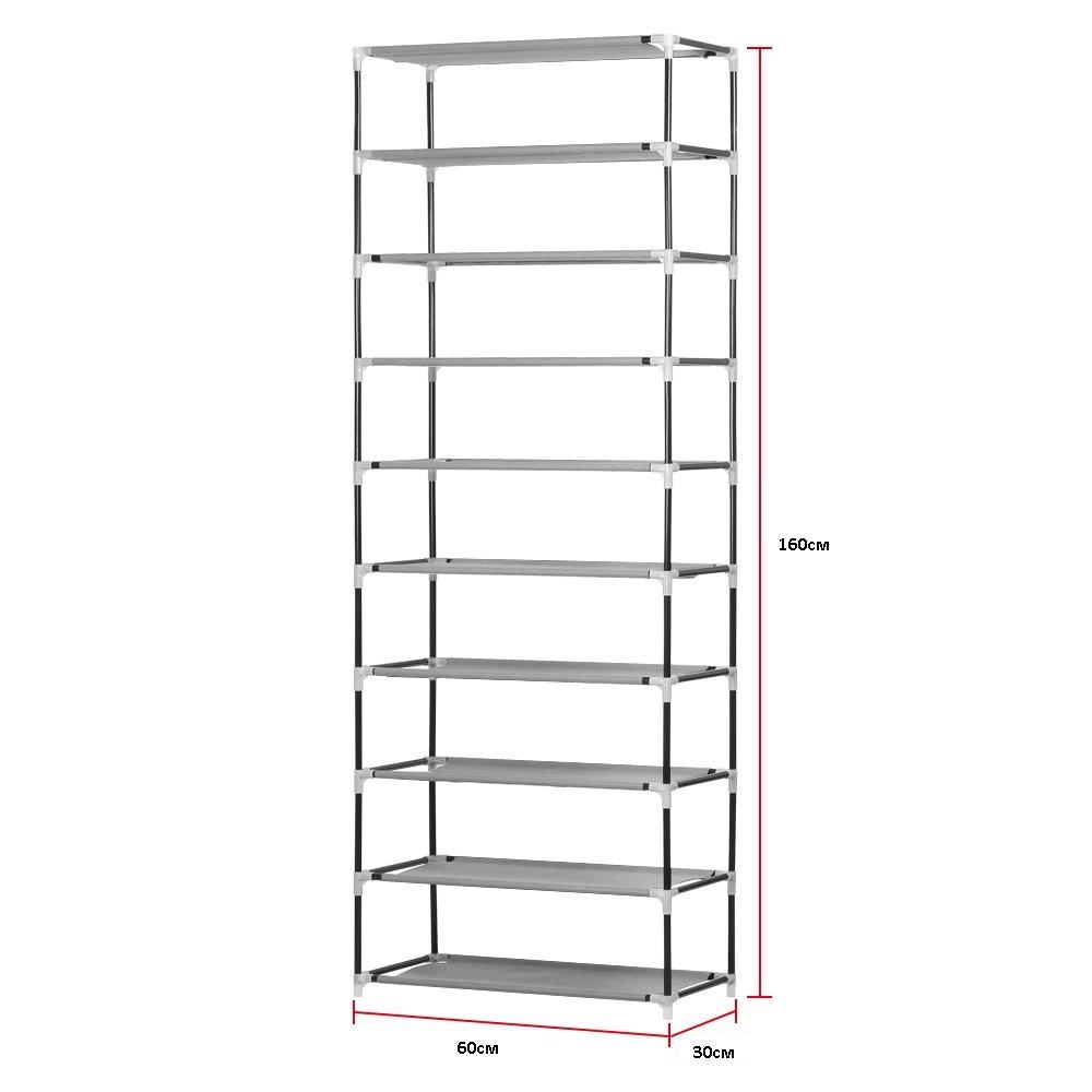 Стелаж для зберігання взуття Shoe Cabinet 160x60х30 см Червоний (3014217АER) - фото 3