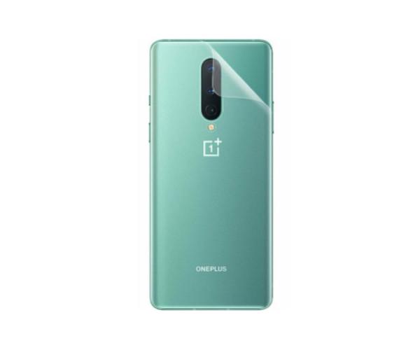 Противоударная гидрогелевая пленка Hydrogel Film для OnePlus 8 на заднюю панель, Transparent