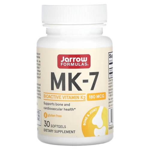 Витамин К Jarrow Formulas MK-7 180 mcg 30 жидких капс. (JRW-30012)