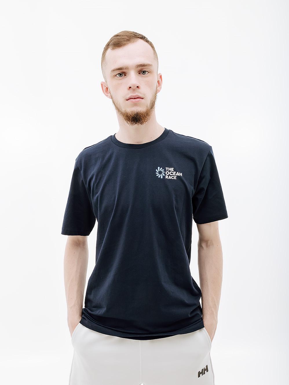 Футболка чоловіча Helly Hansen OCEAN RACE T-SHIRT XL Синій (7d20371-600 XL)