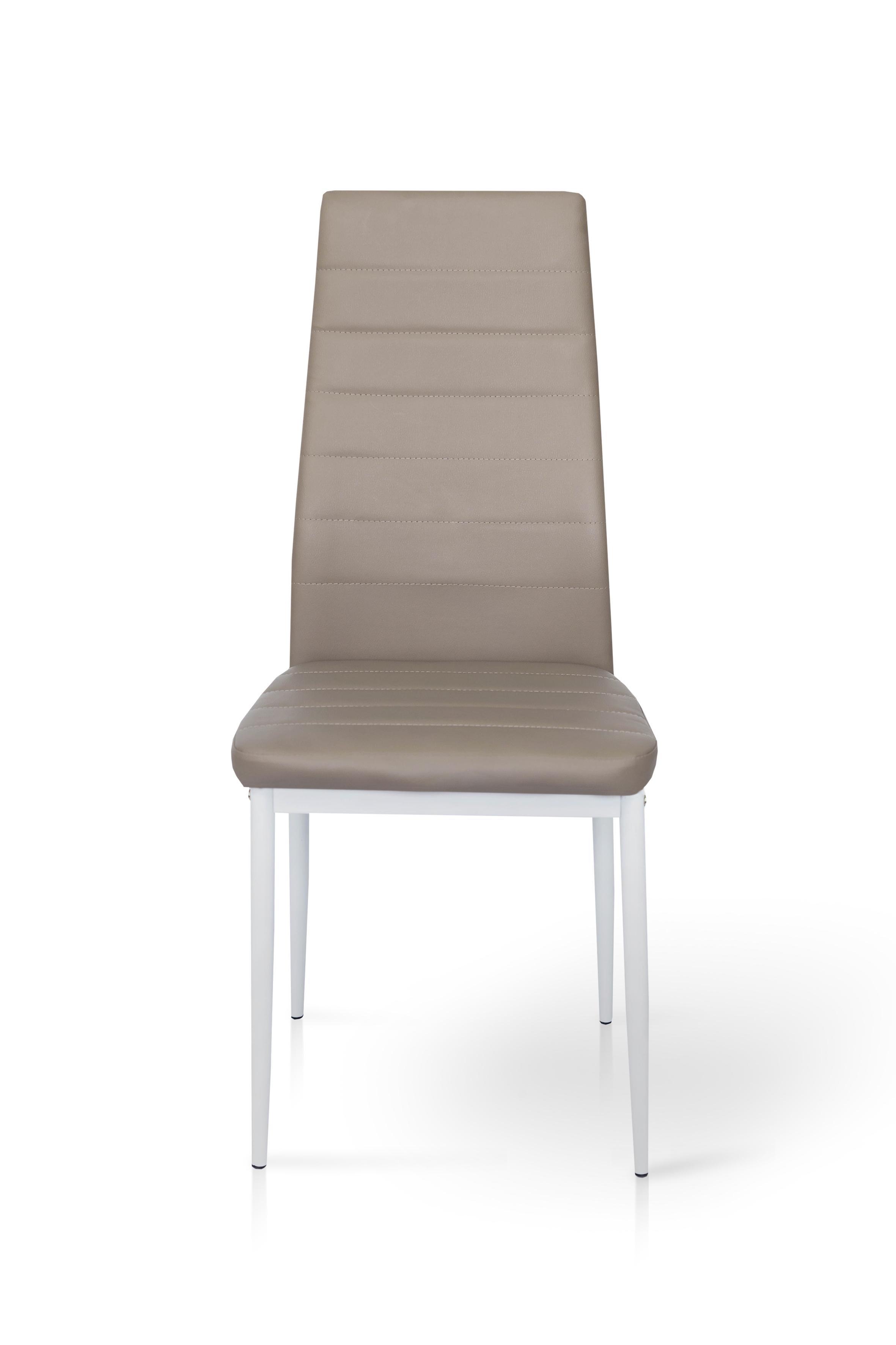 Стілець для кухні та вітальні ГРЕЙС Ріо 390х960х530 мм Білий/Сіро-бежевий (GAА0055072) - фото 2 Стілець для кухні та вітальні ГРЕЙС Ріо 390х960х530 мм Білий/Сіро-бежевий (GAА0055072) - фото 2