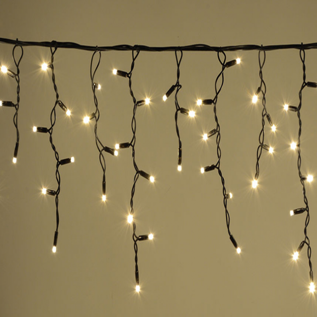 Гірлянда вулична бахрома Xmas WW-2 3.3Line Short curtain LED 120 Теплий білий (MG2)