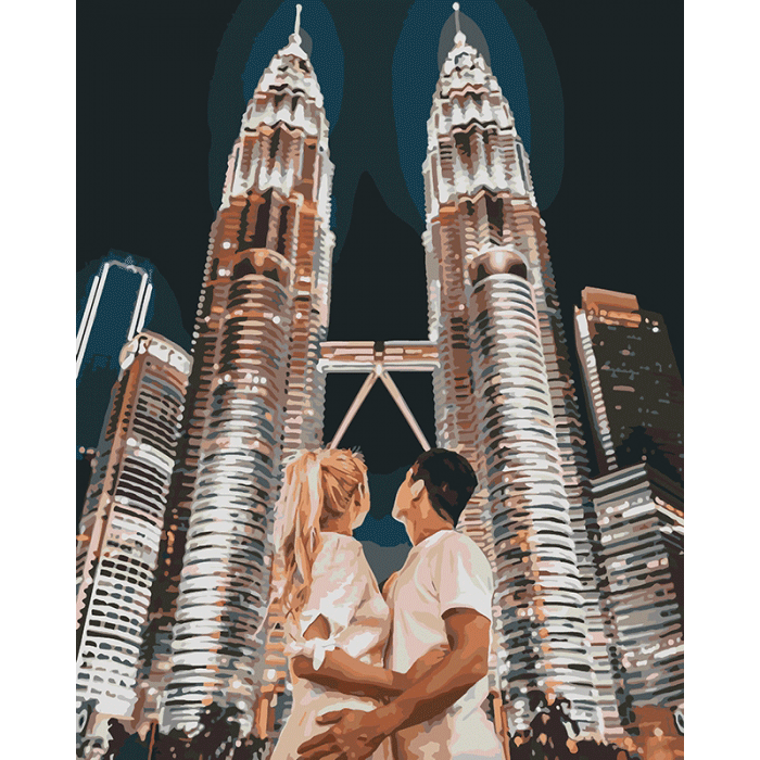 Картина по номерам Идейка "Высокие чувства" 40х50 см (Az-268653)