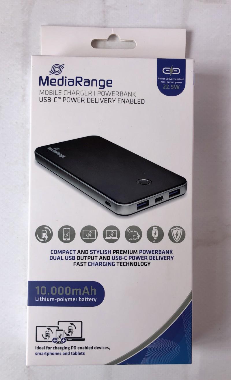 Повербанк УМБ MediaRange 2xUSB 3,0 10000 mAh Black (MR753) - фото 2