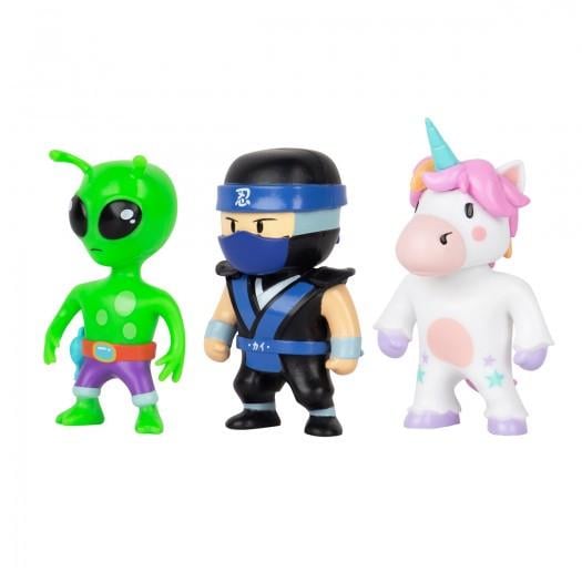 Набор фигурок коллекционных Stumble Guys Ниндзя Кай/Спринклс/Пришелец (SG2020-5-ks)